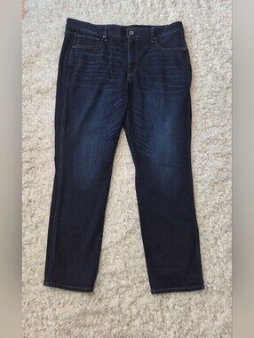 WHBM Cashmere Denim Jeans 18 Plus High Rise Dark Wash Work Chic Business Casual